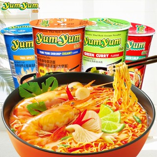 🔥臺灣出貨🔥泰國 yum yum 養養 泰式泡麵 即食麵 杯裝麵 泰式酸辣蝦味麵/香濃酸辣蝦味麵/泰式綠咖哩 酸蝦麵麵