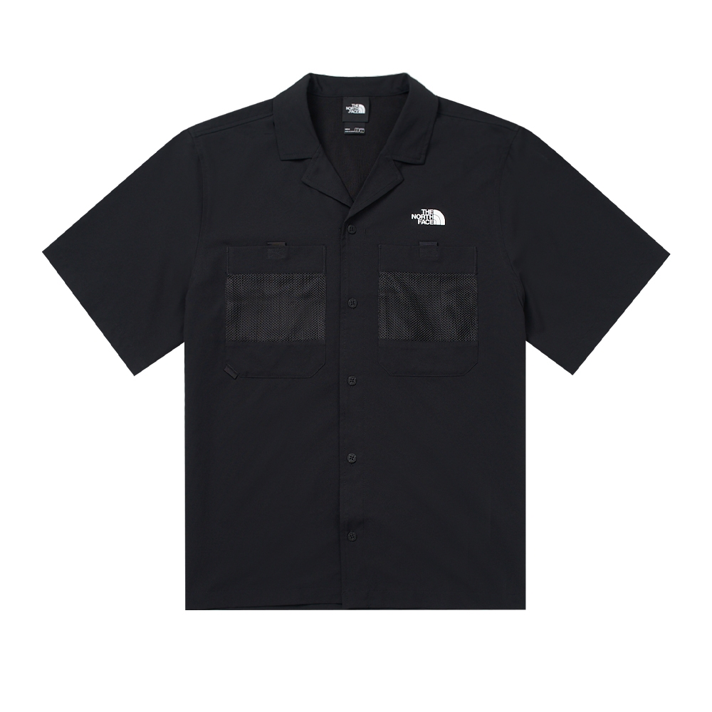 The North Face M FIRST TRAIL S/S SHIRT 男短袖襯衫-黑-NF0A83TPJK3