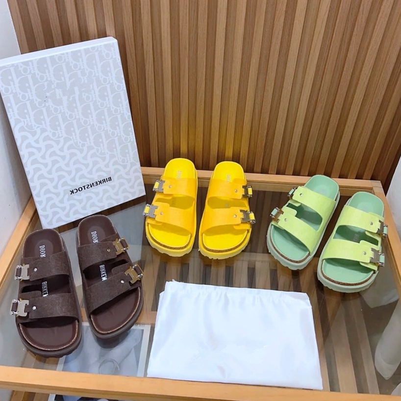 德國 Birkenstock 新款 勃肯鞋 聯名款 羊毛氈 勃肯鞋 雙釦 休閒拖鞋 軟木墊 情侶款 穆勒鞋 涼鞋 一腳蹬