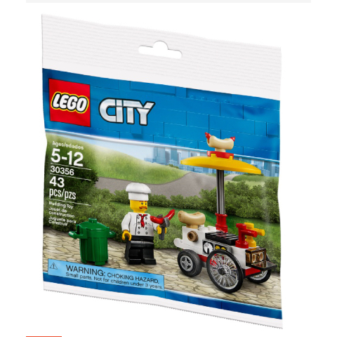 樂高 polybag LEGO 30356 樂高 城市 CITY 熱狗攤車 熱狗車 全新未拆 袋裝樂高