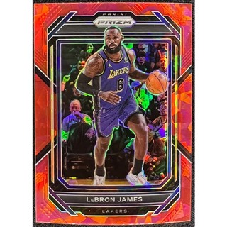 NBA 球員卡 LeBron James 2022-23 Prizm Red Ice Prizm 紅碎冰亮