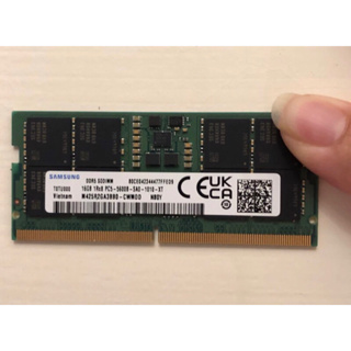 SAMSUNG三星DDR5-5600 16G HP ZBook Power G10 (8G3G0PA) 全新筆電升級拆下