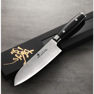 【瑞棋精品名刀】ZHEN臻 SC014-2M(M) 日本進口三合鋼 170mm萬用主廚刀(黑木柄) $1300
