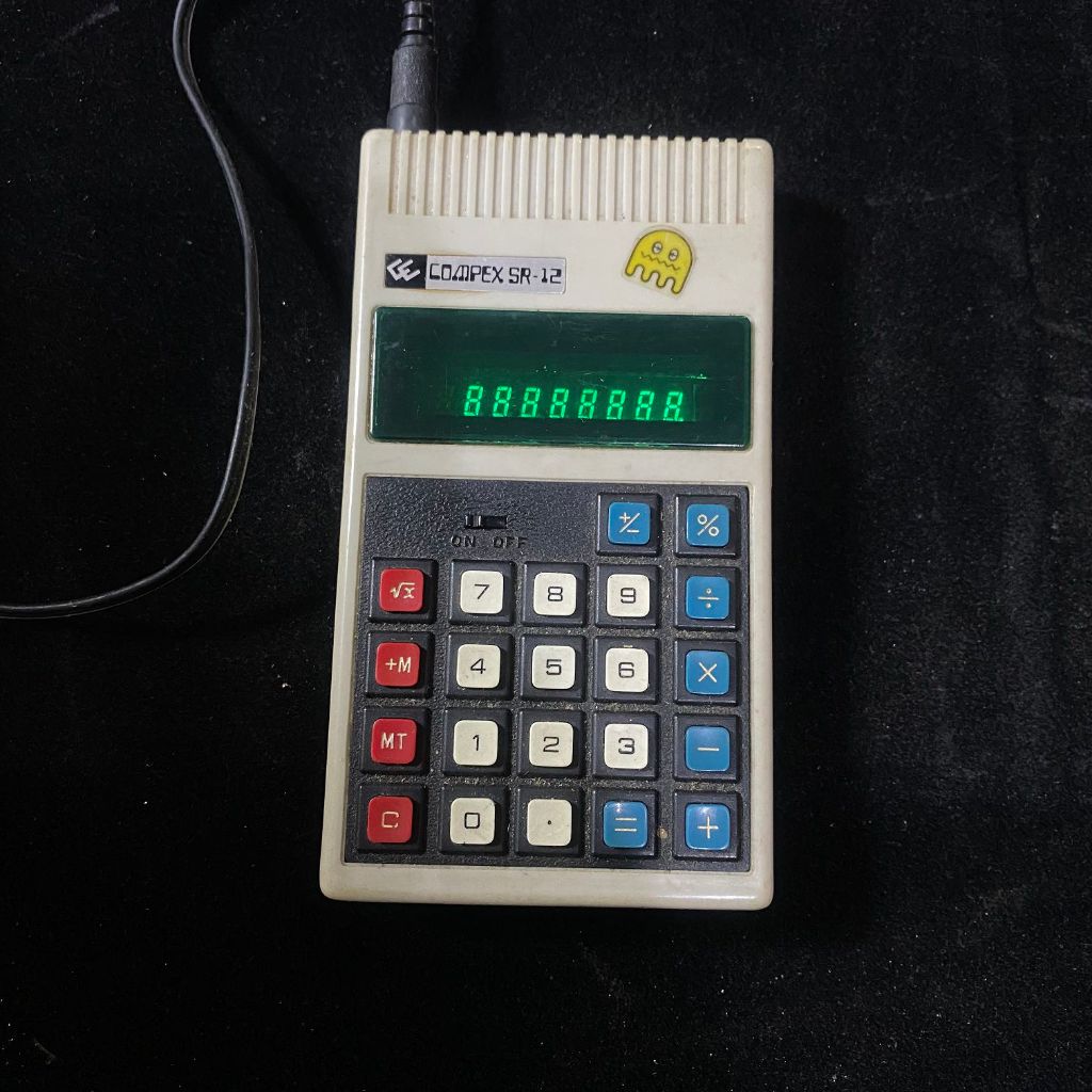 二手 早期 計算機 Compex SR-12 / lo 燈管式 螢光管