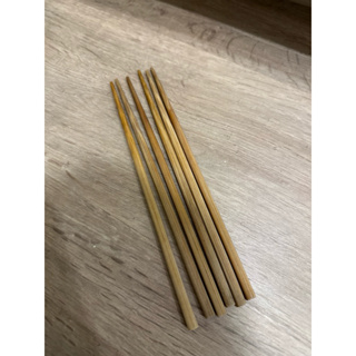 六隻木頭筷子（都有用過）