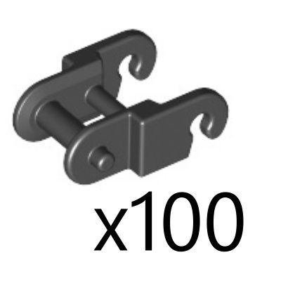 正版樂高LEGO零件(全新)- 3711 履帶100個