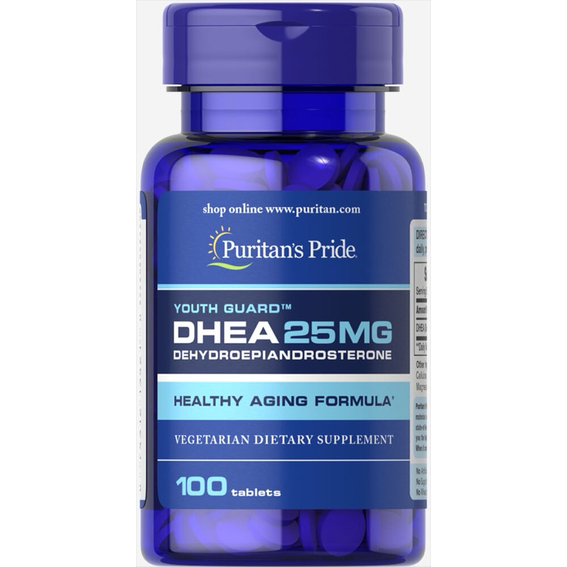 🇺🇸美國普麗普萊/普瑞登DHEA 25mg脫氫表雄酮100錠❤️孕