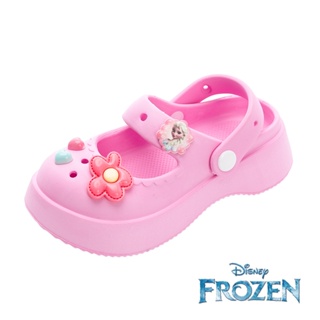 迪士尼 冰雪奇緣 童鞋 厚底休閒涼鞋 Disney 粉紅/FOKG41903/K Shoes Plaza