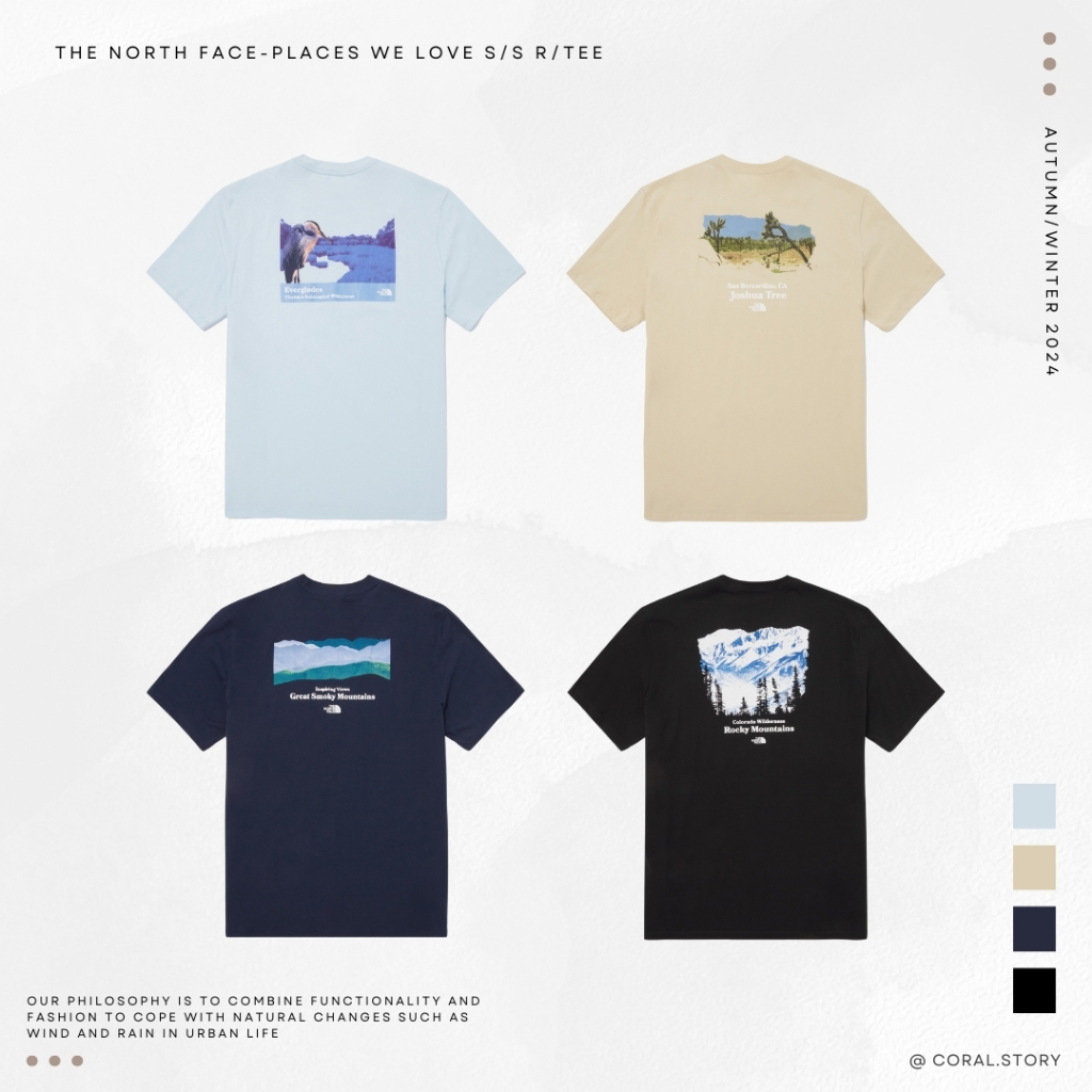 THE NORTH FACE PLACES WE LOVE S/S R/TEE 自然景色短袖 NT7UQ05