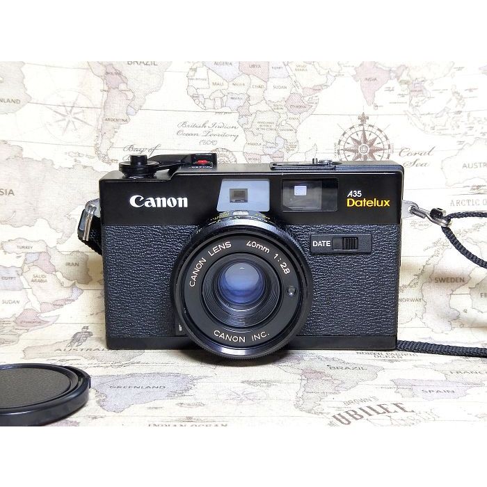 【跳蚤小舖子】  美品 Canon A35 Datelux  40/2.8  輕便底片相機