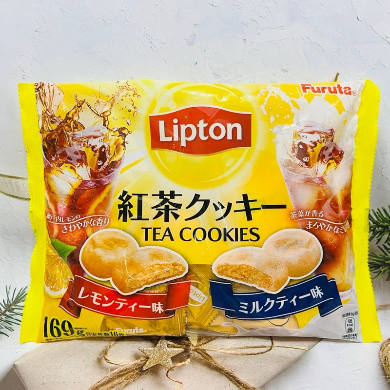 ［開麥啦。］日本 Furuta 古田 立頓 Lipton 紅茶風味餅 綜合風味餅160g  檸檬紅茶/奶茶