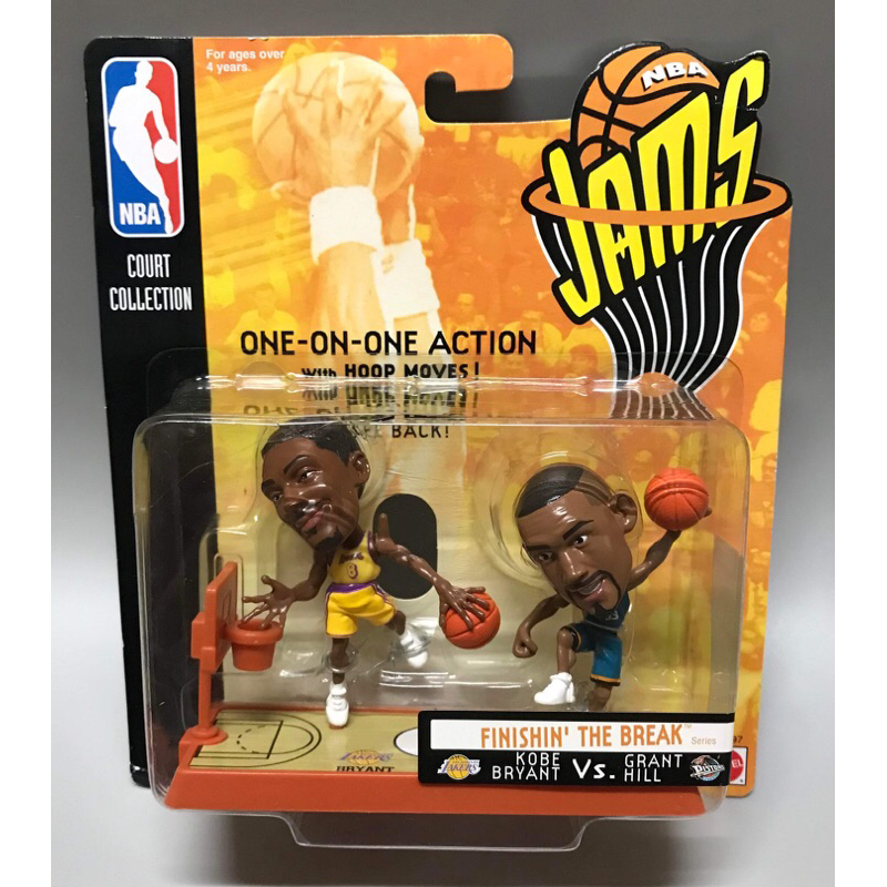 微盒損Mattel NBA Kobe Bryant &amp; Grant Hill公仔 柯比·布萊恩和格蘭特·希爾