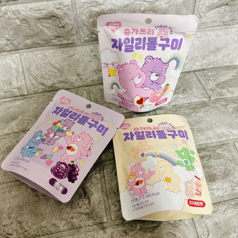 【IN KOREA韓國代購】❗️下週抵台❗️Care Bears彩虹熊軟糖50g  水蜜桃/養樂多/葡萄