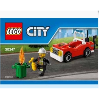 lego 30347 fire car & firefighter