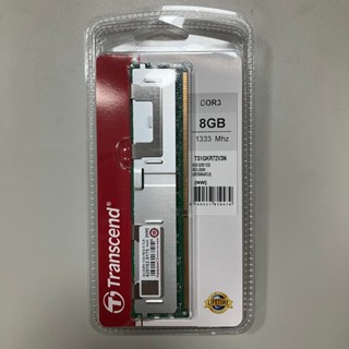 【新品】Transcend創見 8G DDR3-1333 4Rx8 ECC REG 伺服器記憶體 TS1GKR72V3N