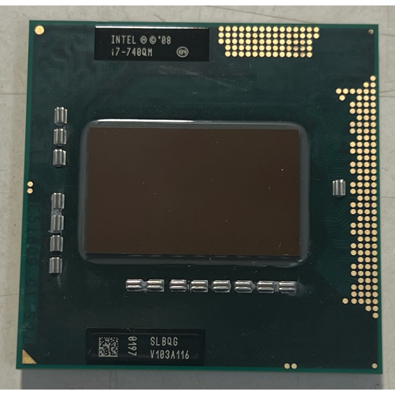 Intel® Core™ i7-740QM 處理器 6M 快取記憶體，1.73 GHz  4核8續二手筆電CPU處理器
