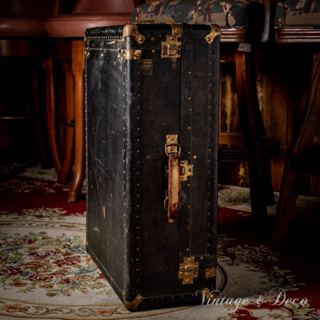 Hartmann Trunk 美國古董老鐵箱 運輸箱 古董行李箱 老箱子 老件 古董 復古 Vintage 擺件 可租借