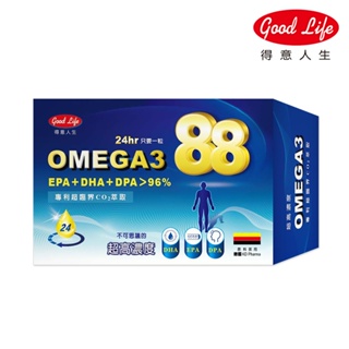 【得意人生】德國超高濃度Omega-3魚油膠囊 (30粒/盒)