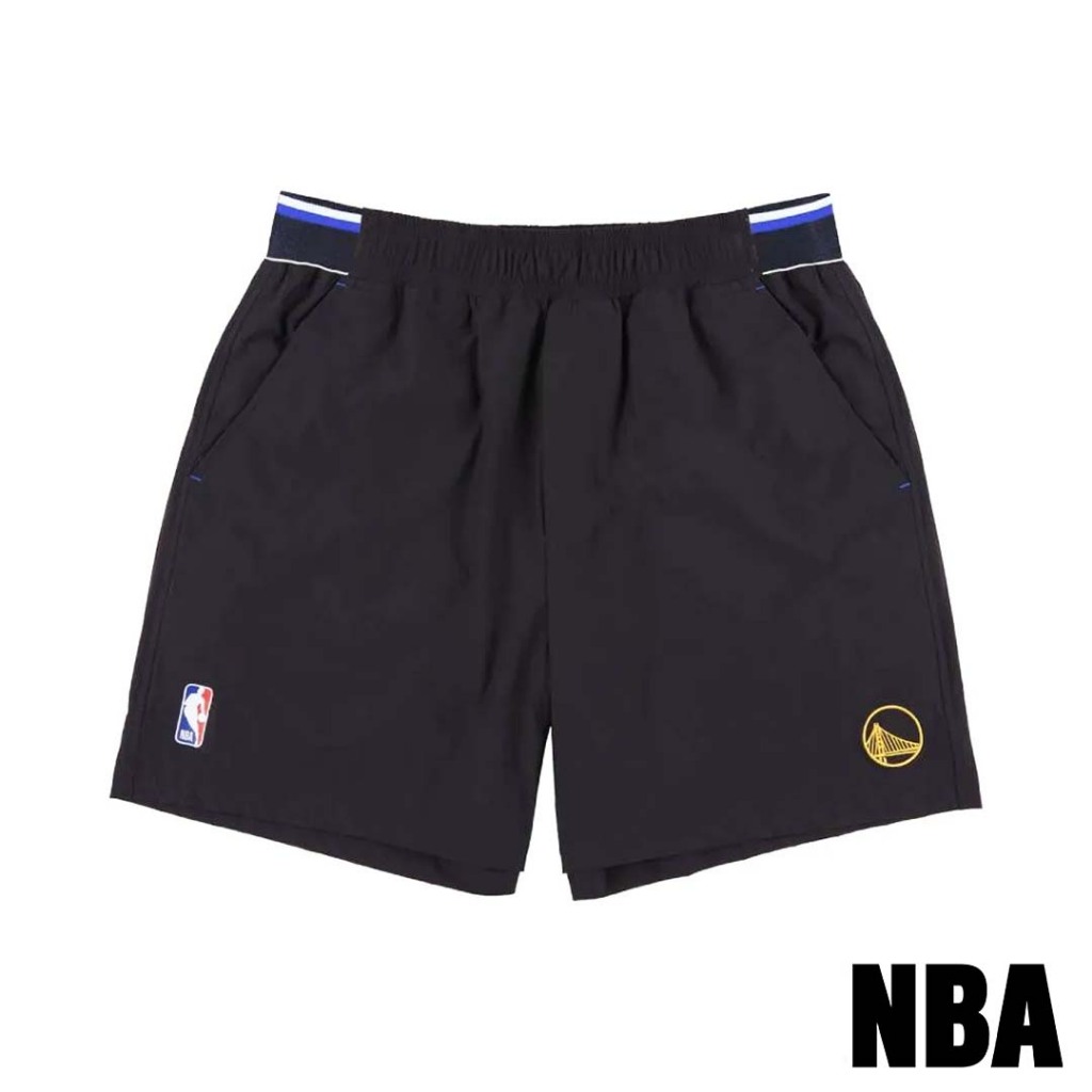 NBA 勇士 梭織 短褲【32251521】褲子 透氣 運動褲 快乾 球褲 籃球褲 WARRIORS