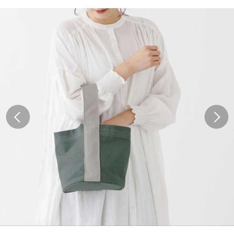 日本品牌Aube極簡款 輕便托特包/上班族便當袋/輕便野餐袋