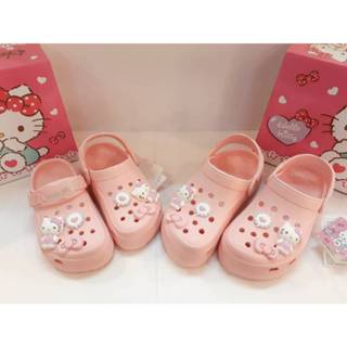 [kikishoes]三麗鷗正版授權HELLO KITTY布希鞋卡通拖鞋兒童防水拖鞋親子鞋女童拖鞋女童涼鞋親子鞋