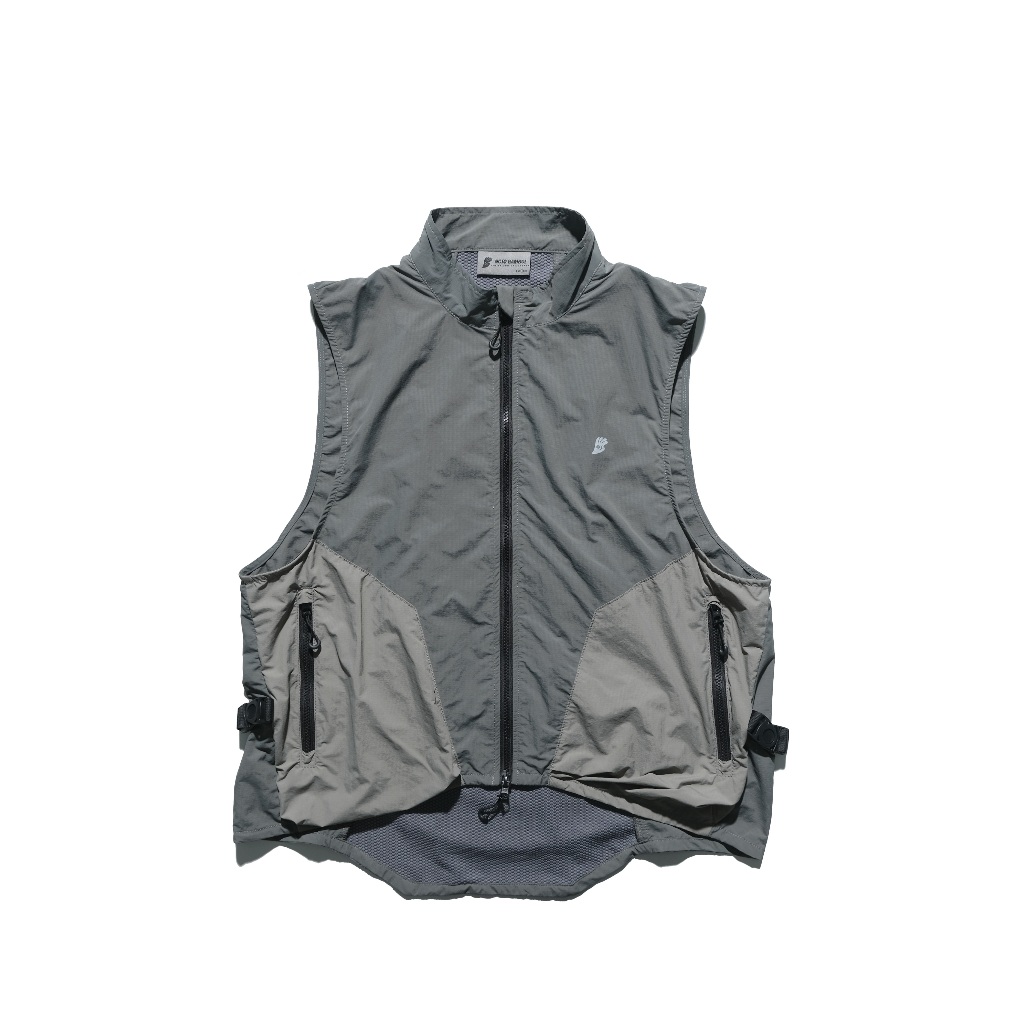 【P.COAST LAB 】OCTO GAMBOL Trapezoidal Solid Dismantle Vest