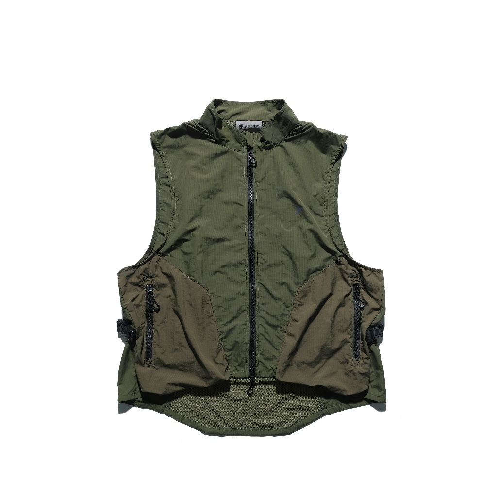 【P.COAST LAB 】OCTO GAMBOL Trapezoidal Solid Dismantle Vest