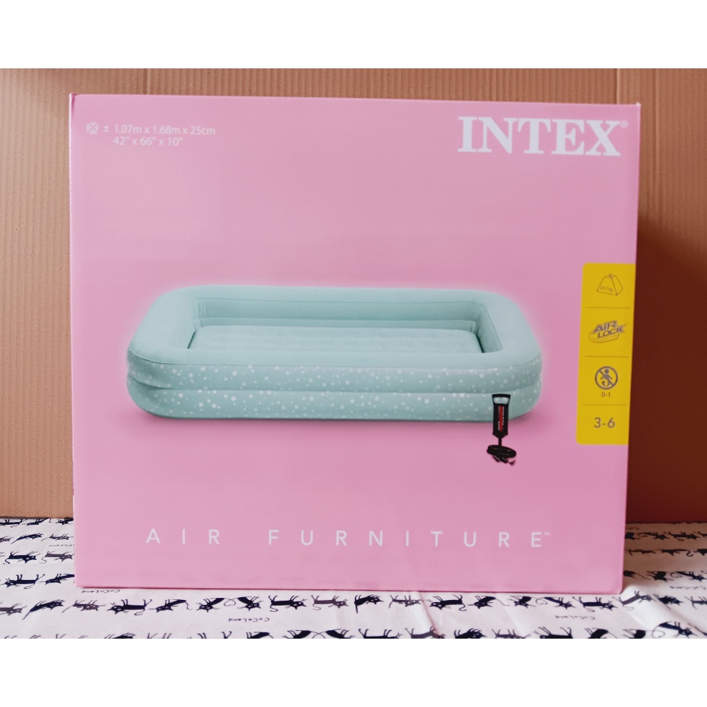 ❤現貨-全新品❤ Intex 兒童旅行充氣床 附幫浦 好市多 Costco