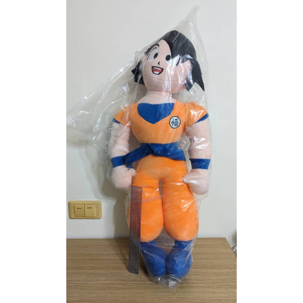 娃娃機戰利品 七龍珠 孫悟空 賽亞人 人型 造型 玩偶 娃娃 靠枕 枕頭 抱枕 約75CM