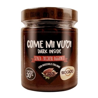 義大利索卡多 無糖榛果可可抹醬330g 巧克力醬 socado