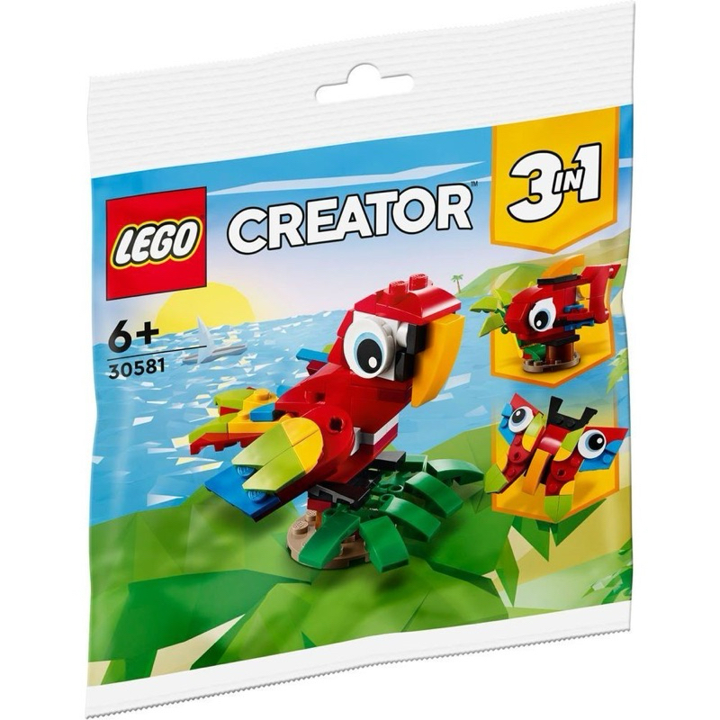 【台中翔智積木】LEGO 樂高 CREATOR系列 30581 Tropical Parrot 百變鸚鵡 polybag