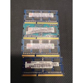 筆電用 DDR3 4G記憶體(隨機出貨)
