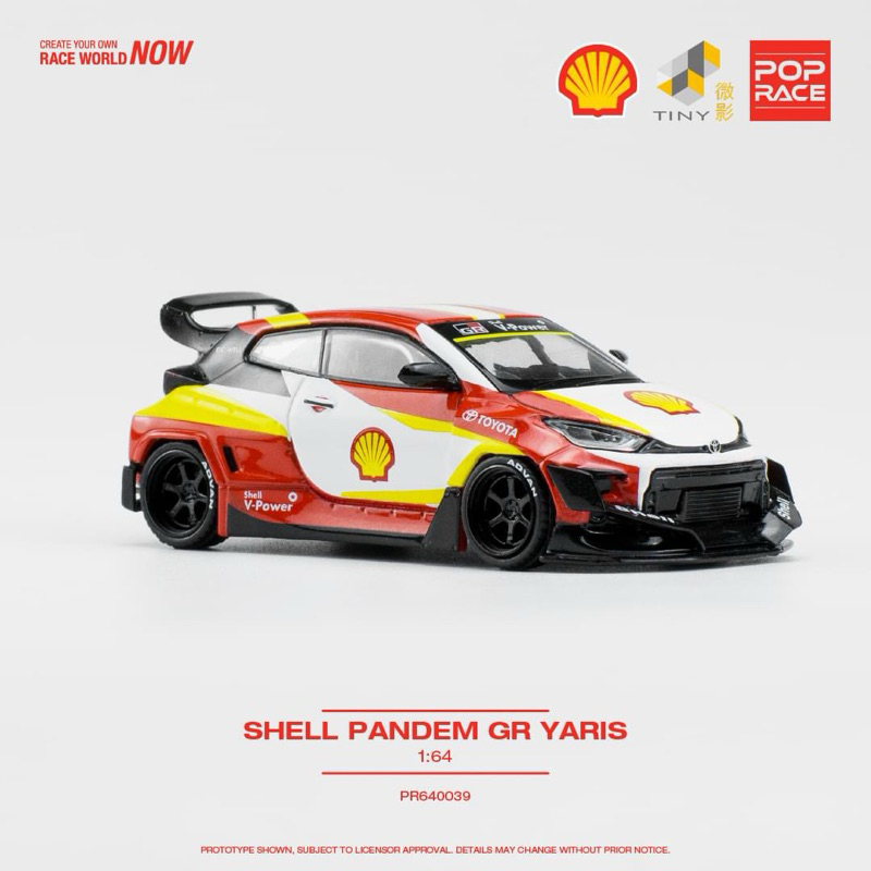 &lt;阿爾法&gt;POP RACE x Tiny HK Shell Pandem Toyota GR Yaris