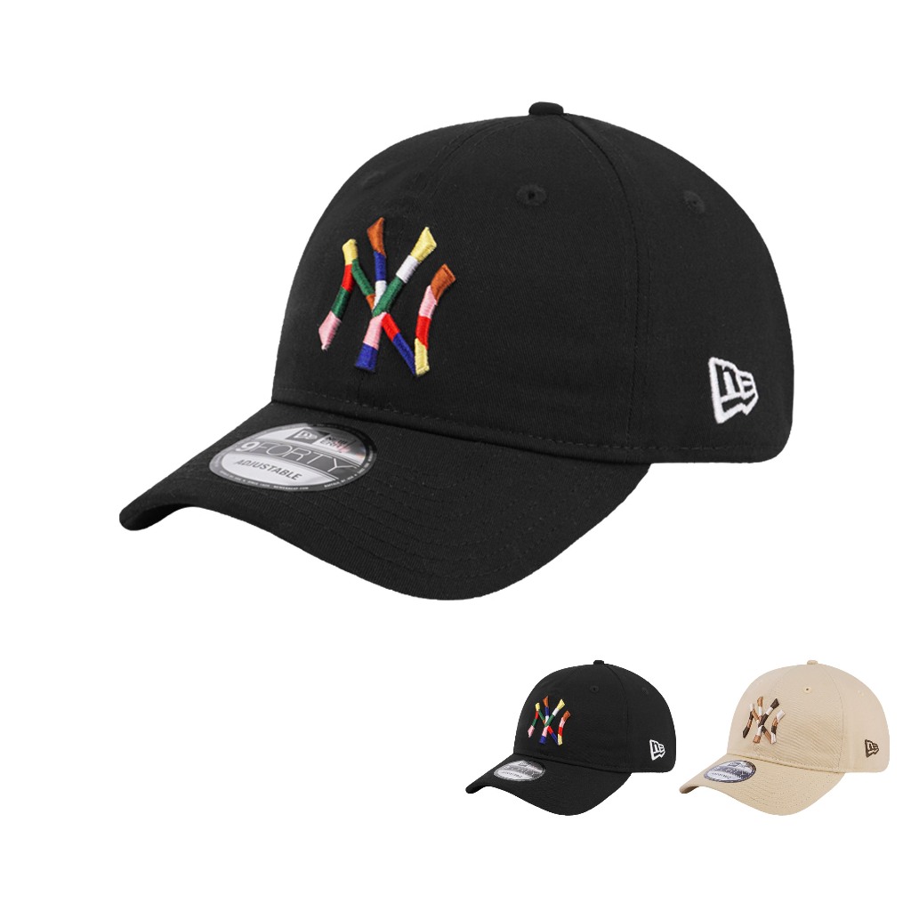 NEW ERA 9FORTY 940UNST COLOR BLOCK 洋基  NY 多色 老帽 棒球帽【TCC】