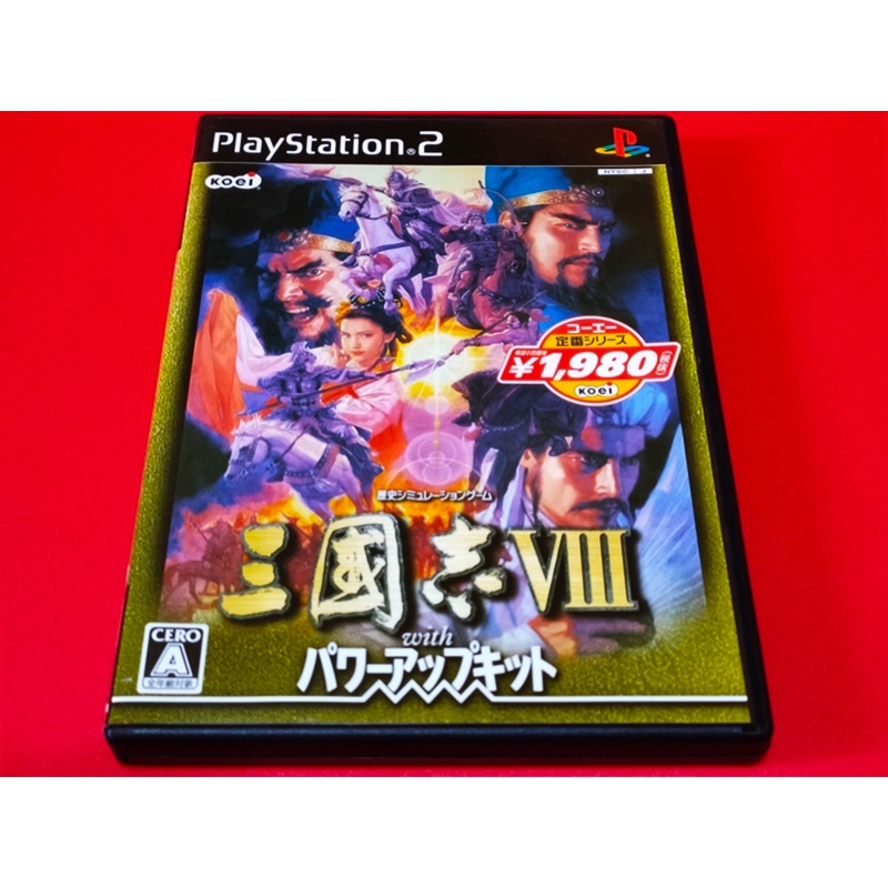 【大和魂電玩】 PS2 近無刮 三國志8 三國志VIII 威力加強版{日版}編號:L5-懷舊遊戲~PS二代主機適用