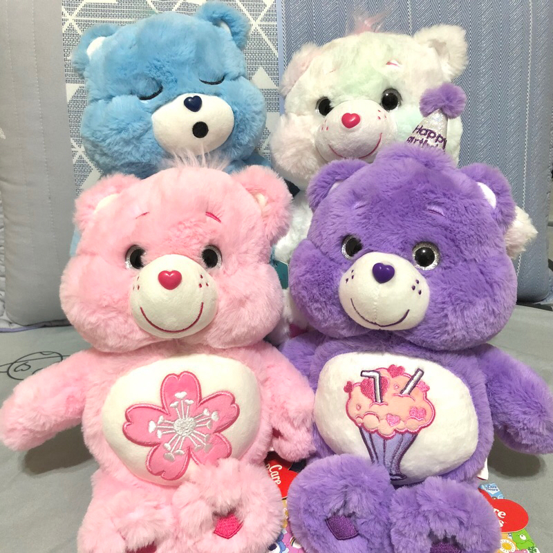 Care Bears 愛心小熊娃娃 全新正版 彩虹熊 生日小熊 慶生小熊 派對帽 生日禮物娃娃
