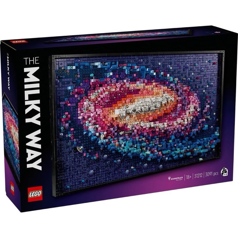 店$ 5100【台中翔智積木】LEGO 樂高 ART系列 31212 銀河系 The Milky Way Gal