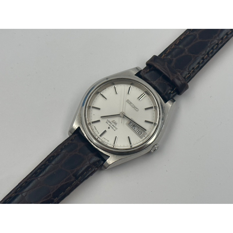 日本帶回 SEIKO VINTAGE 早期中古古董錶 LM 5606-7070 自動錶 自動上鏈 非 GS 品項如圖