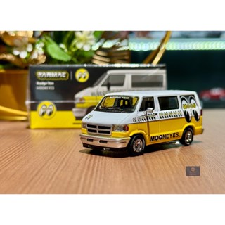 (竹北卡谷)現貨秒出 Tarmac Works 1/64 Dodge Van 道奇 Mooneyes 模型車