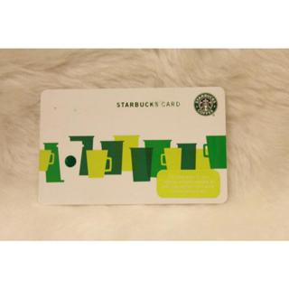 美國 2010 多杯咖啡 STARBUCKS 星巴克 隨行卡 儲值卡 星巴克卡 限量 收藏