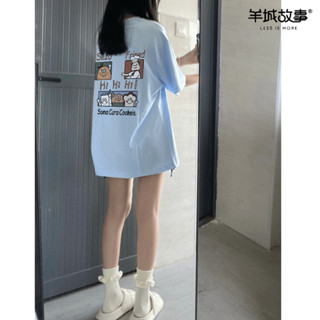 心動指數100%！短袖T恤 上衣 重磅短袖 少女衣服 印花 t恤 甜美穿搭 學生黨衣服 多巴胺上衣 衣服女短袖