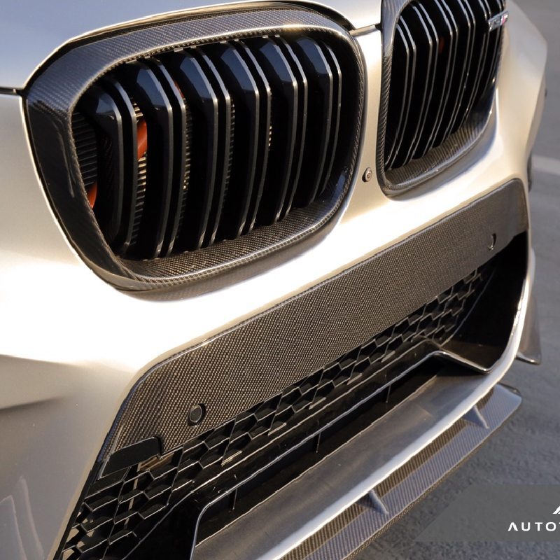 美國 AUTOTECKNIC - BMW F97 X3M | F98 X4M  乾式碳纖維保險槓飾件【YGAUTO】