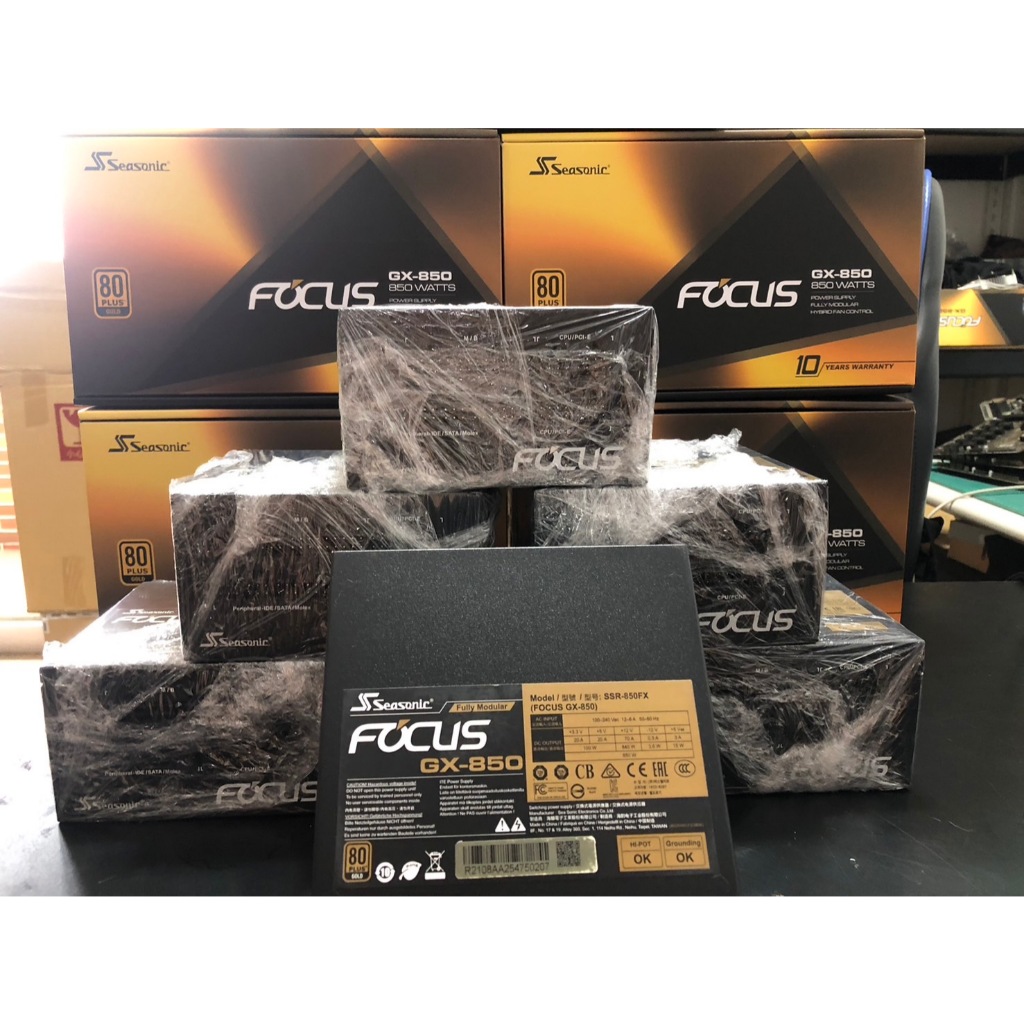 ★驊欣資訊★  海韻Seasonic FOCUS GX850電源供應器 850W/1000W