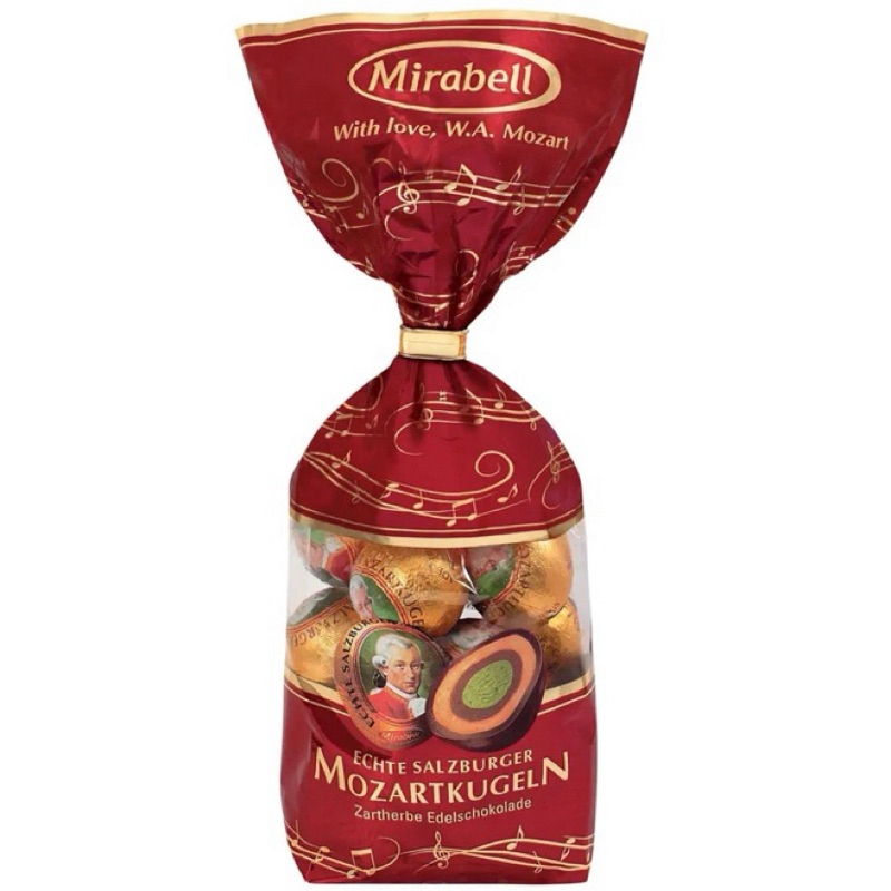 Mirabell 莫札特巧克力球 273g Mozartkugel 袋裝16入 奧地利代購 開心果巧克力球 婚禮喜糖