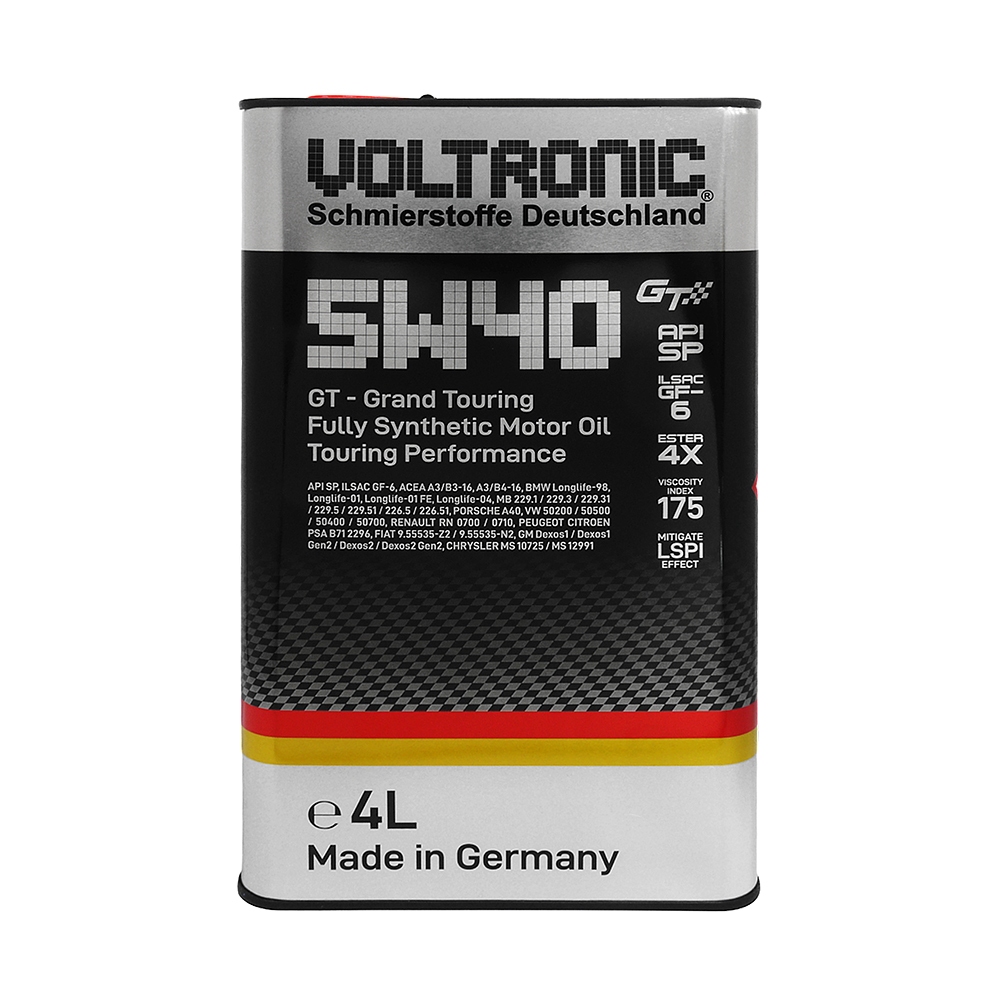 油槍滑掉 免運 摩德 VOLTRONIC® 5W40 GT 全合成機油 API SP  台灣總代理公司貨 4L