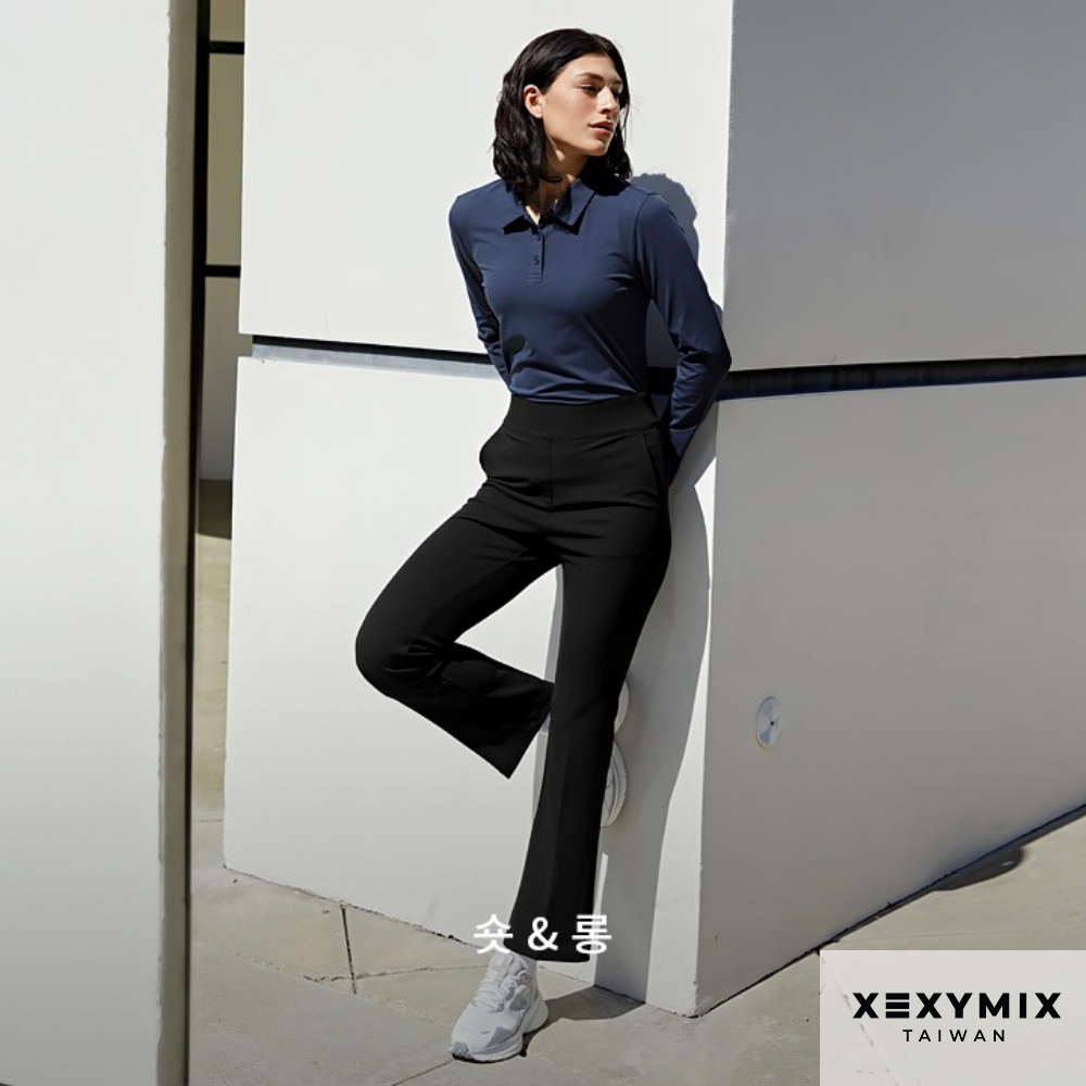 XEXYMIX 彈力鬆緊靴型喇叭褲 XTFPT01H3 喇叭褲 靴型 靴型喇叭褲 PT01H3