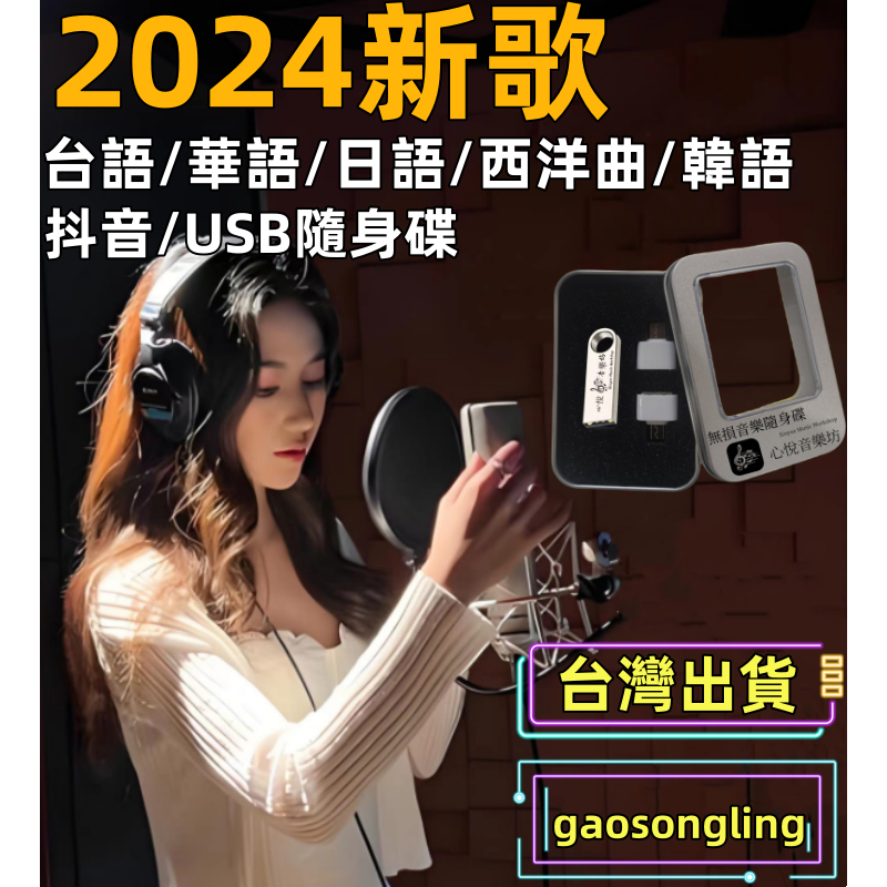 2024 經典流行新歌 台語新歌 抖音新歌 歌曲 音樂 汽車 USB 隨身碟 台語老歌