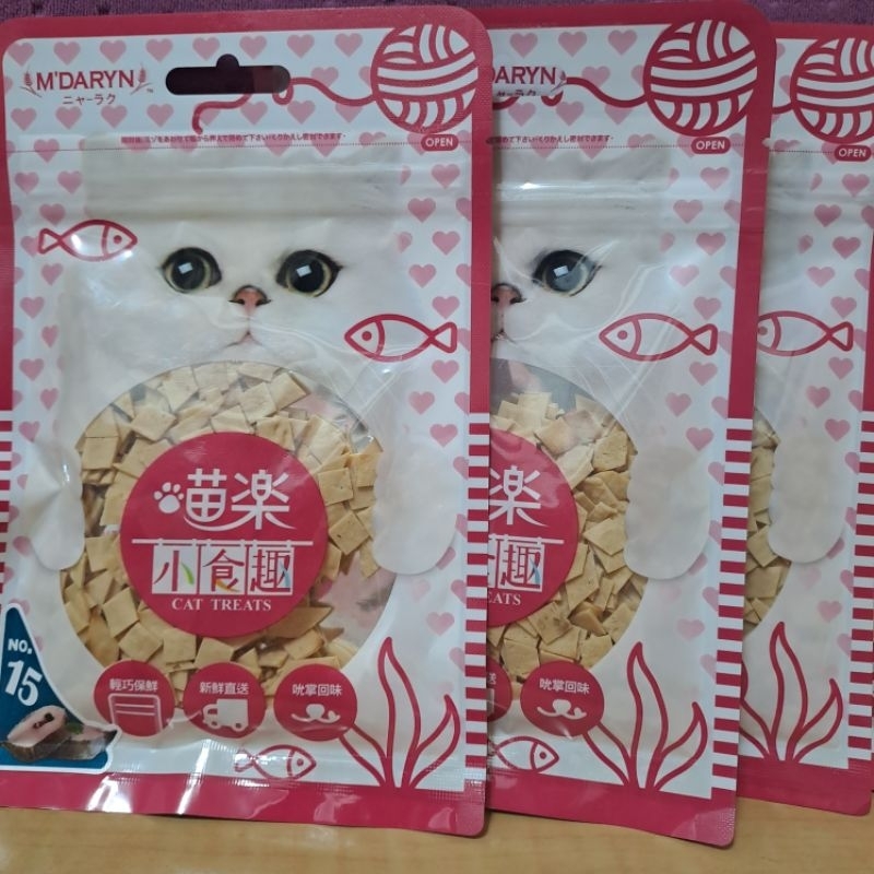 喵樂小食趣 貓零食鱈魚片 35g