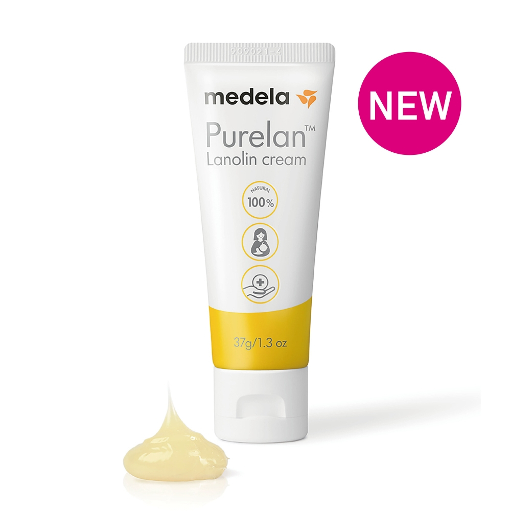Medela純羊脂膏2.0  37g瑞士原裝進口純羊脂製成深層滋潤修復乳頭及嬰兒乾燥肌膚