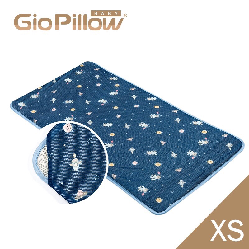 育兒二手出清—GIO Pillow二合一有機棉超透氣嬰兒床墊 XS號 51x85cm(床邊床) 可呼吸可水洗 正品公司貨